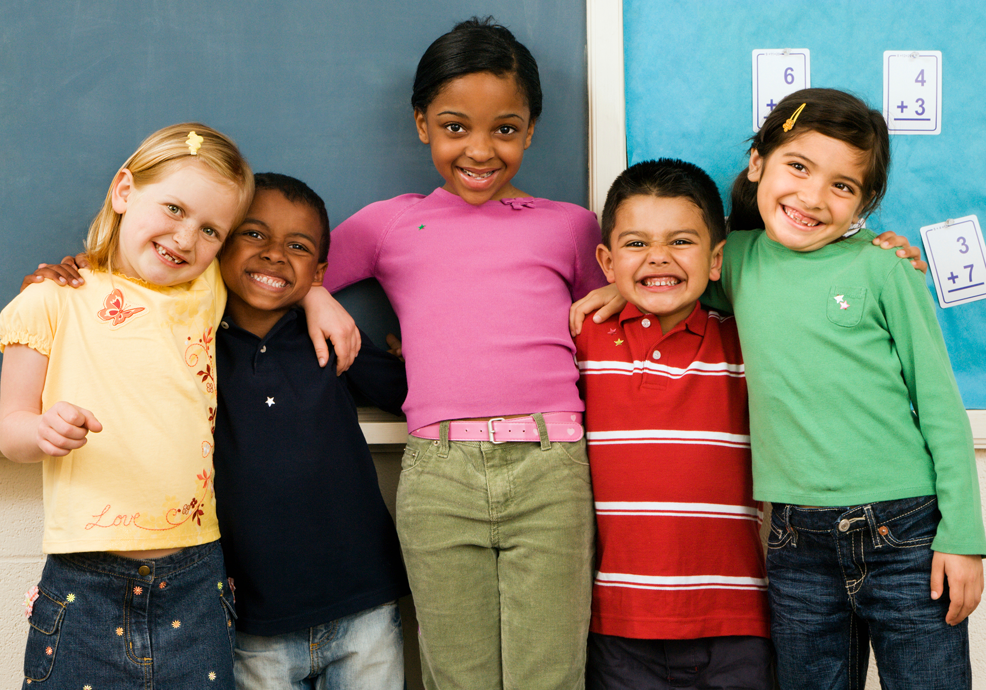 children in classroom