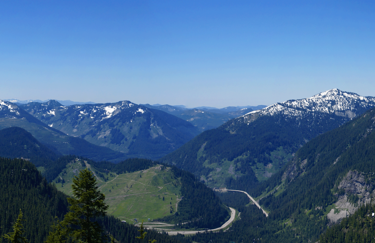 Panorama of Snoqualmie Pass