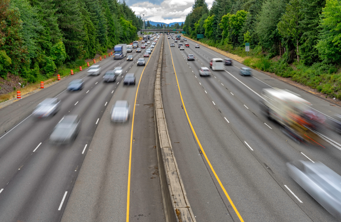 traffic on Interstate 5